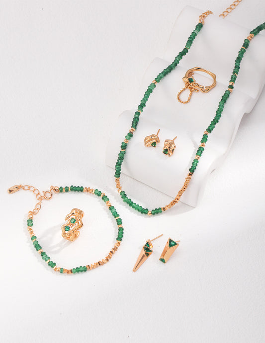 Emerald Necklace/Bracelet