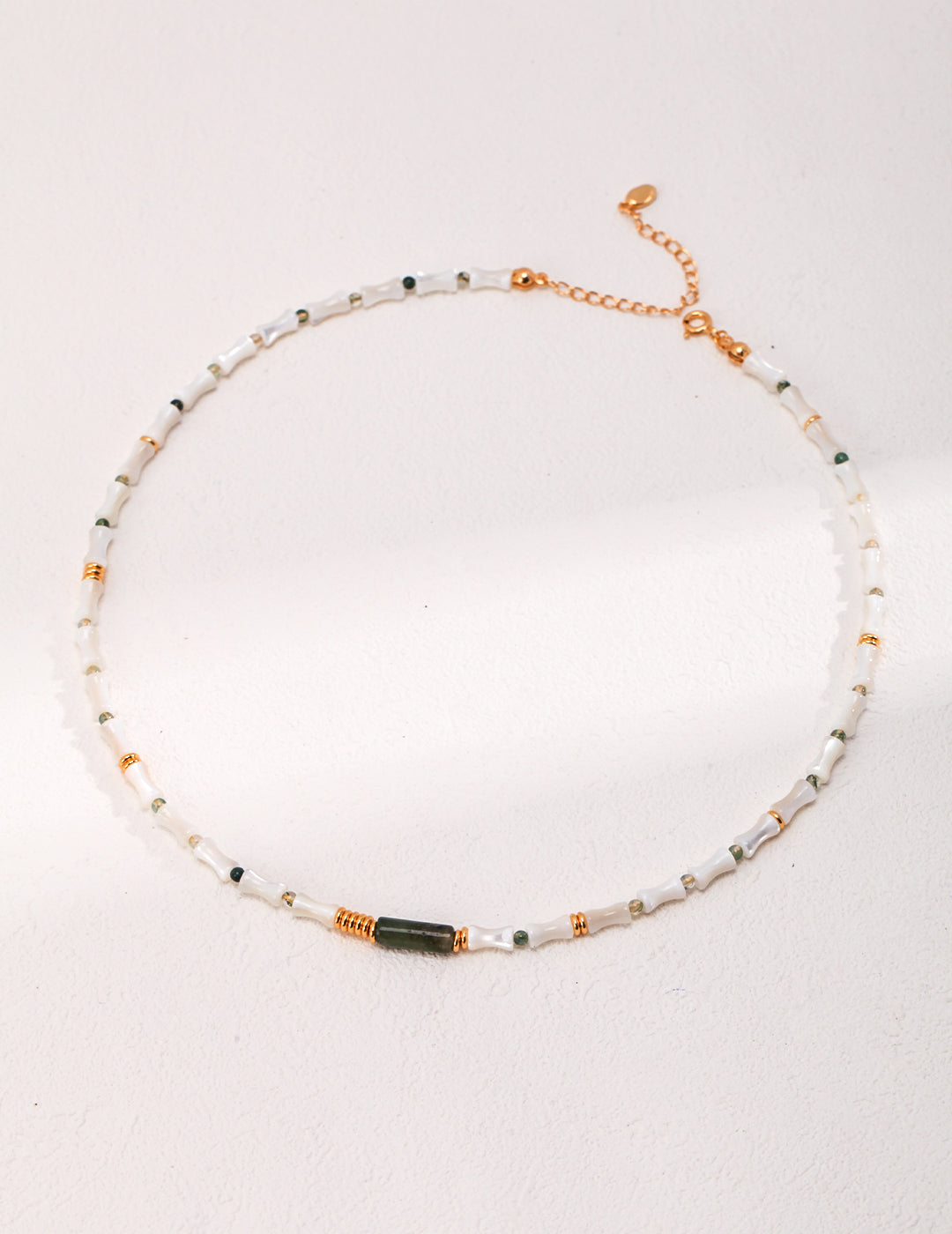 Mother Shell Agate Necklace