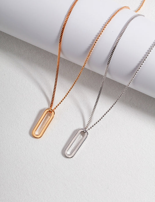 Pure Silver Minimalist Necklace