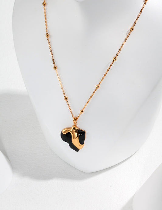 Drop Glazed Love Necklace