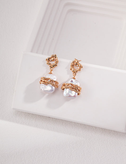 Baroque Pearl Earrings