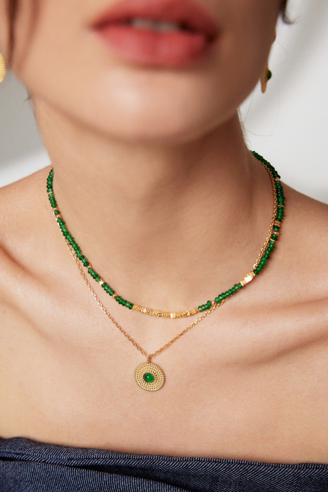 Emerald Necklace/Bracelet